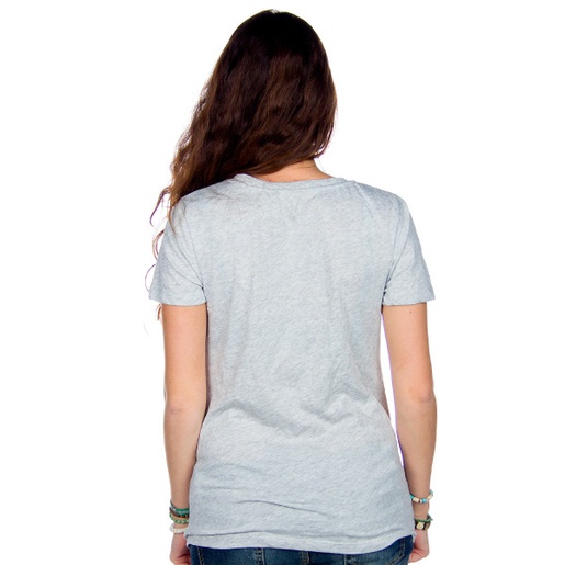 I Love Tee SS Women grey heather M